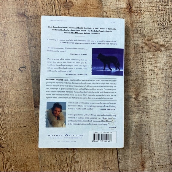 Ordinary Wolves By Seth Kantner Paperback Book Contemporary Nature Alaska - Picture 2 of 2